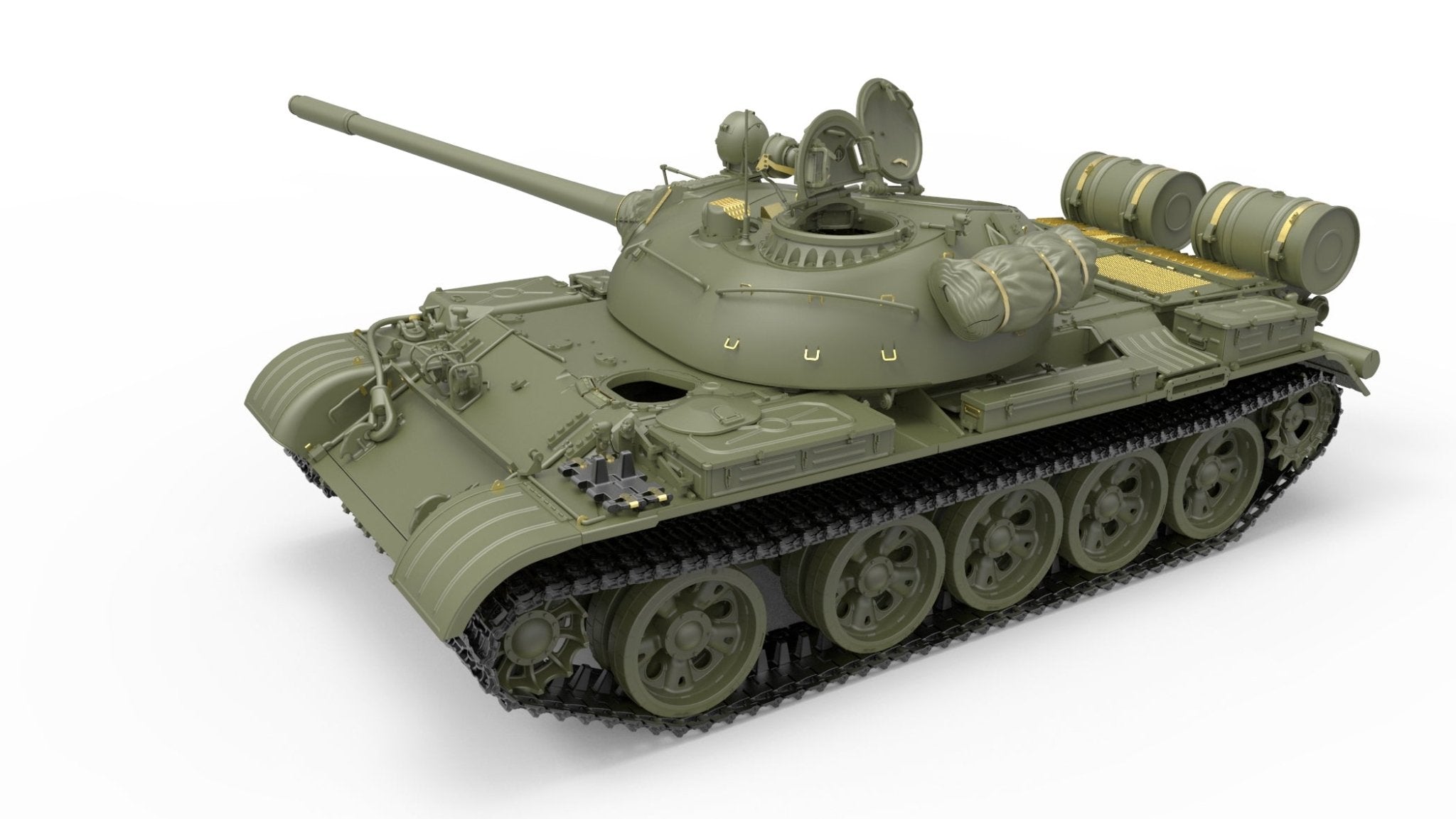 MiniArt 1:35 T-55 Soviet Medium Tank Plastic Model Kit - Battle Born Hobby