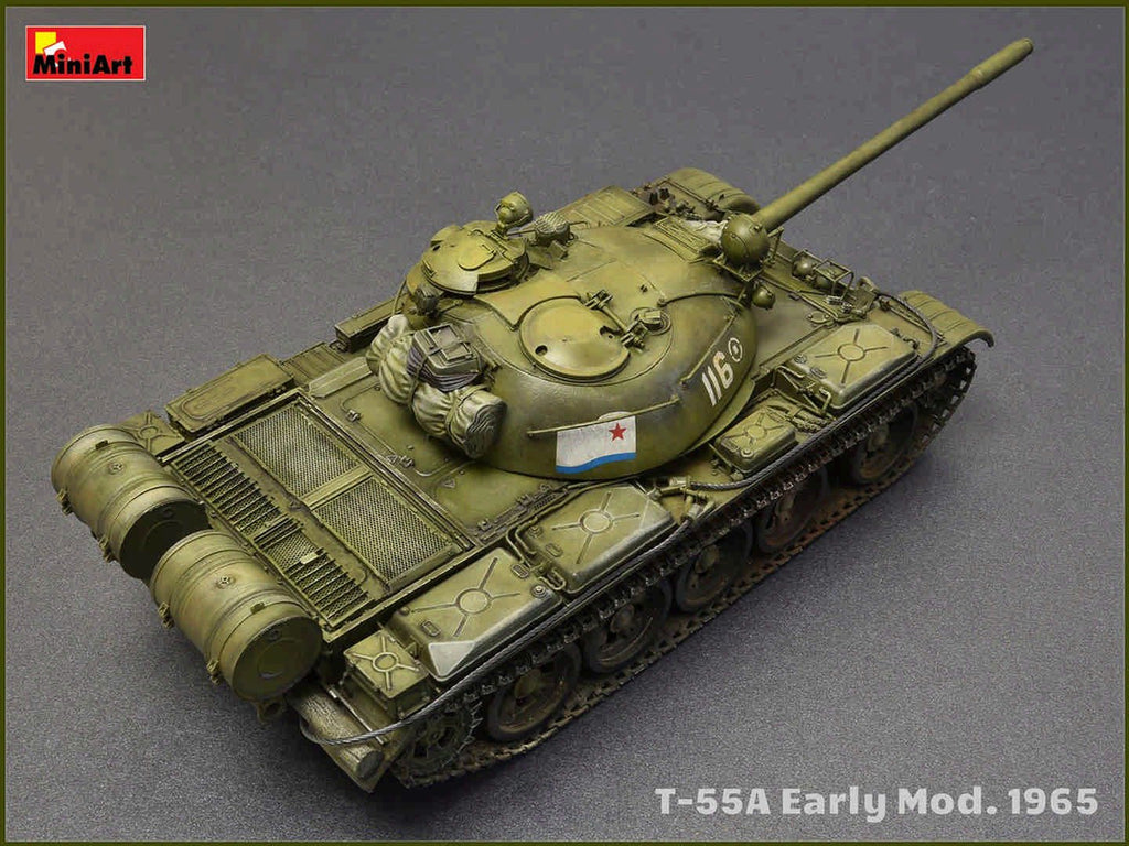 MiniArt 1:35 T-55A Early Mod. 1965 Plastic Model Kit - Battle Born Hobby