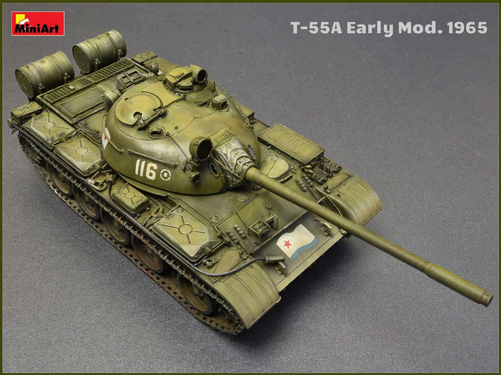 MiniArt 1:35 T-55A Early Mod. 1965 Plastic Model Kit - Battle Born Hobby