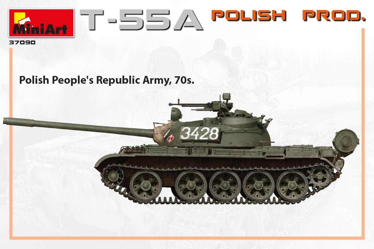 MiniArt 1:35 T-55A Polish Production - Battle Born Hobby