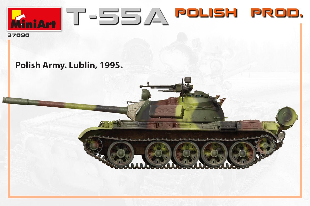 MiniArt 1:35 T-55A Polish Production - Battle Born Hobby