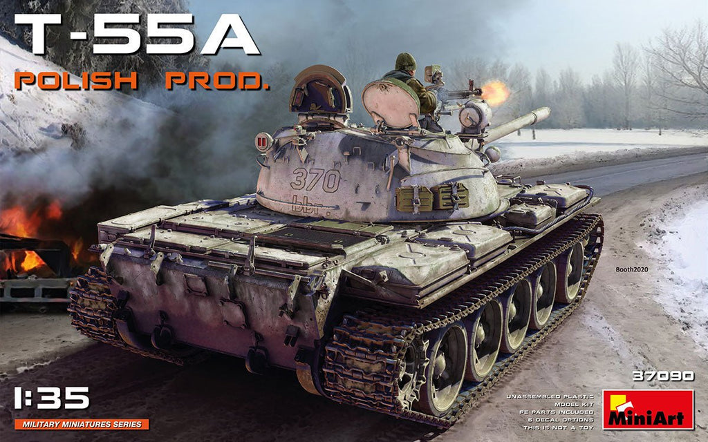 MiniArt 1:35 T-55A Polish Production - Battle Born Hobby