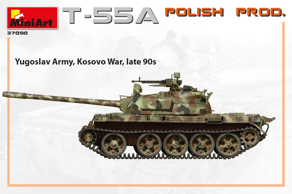 MiniArt 1:35 T-55A Polish Production - Battle Born Hobby