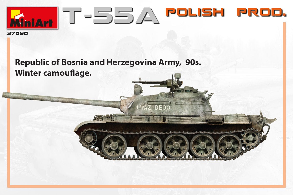 MiniArt 1:35 T-55A Polish Production - Battle Born Hobby