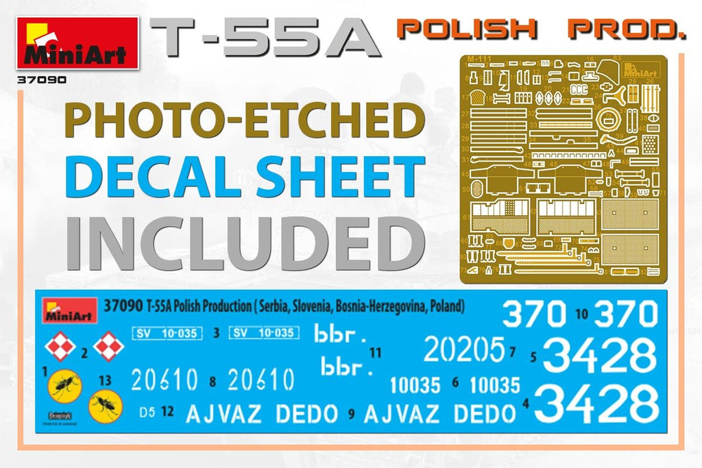 MiniArt 1:35 T-55A Polish Production - Battle Born Hobby