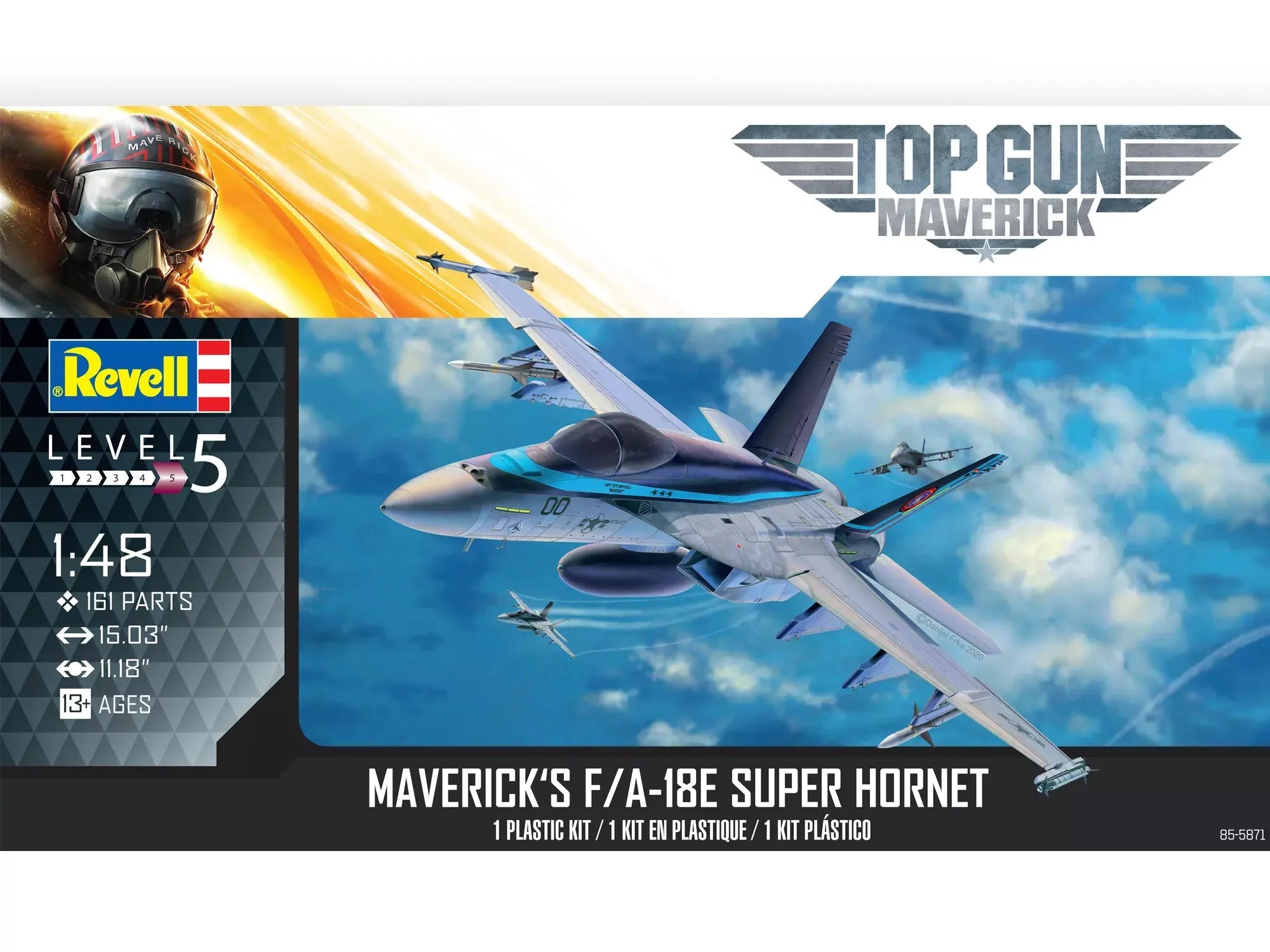 Revell 1/48 Top Gun: Maverick F/A-18E Super Hornet Plastic Model Kit - Battle Born Hobby