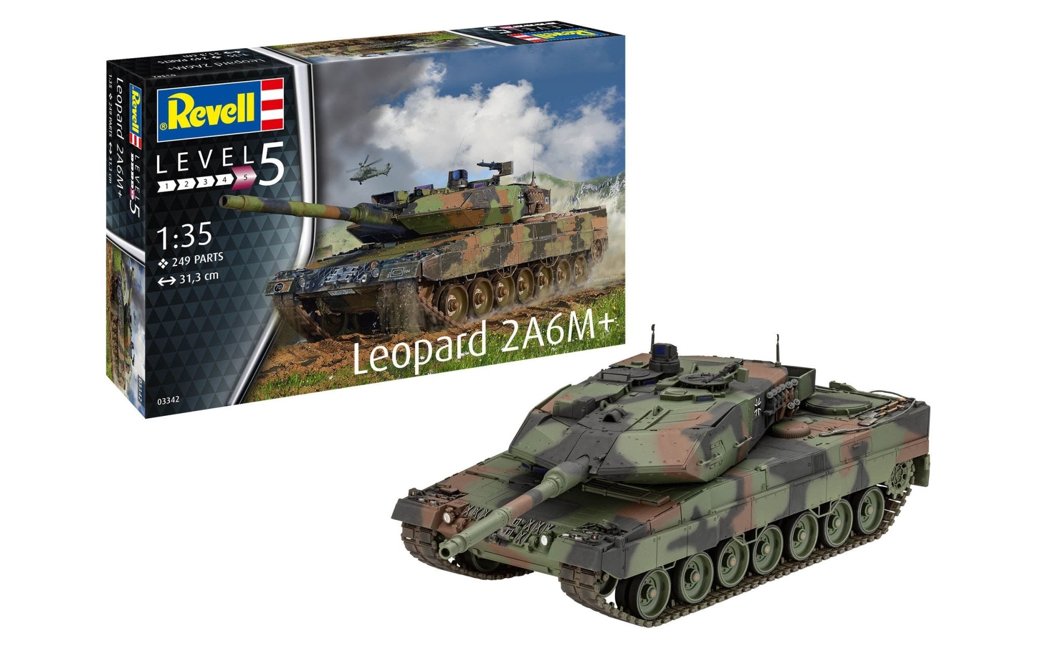 Revell Leopard 2A6M+ 1/35 Scale - Battle Born Hobby