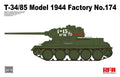 Rye Field Model 1:35 T-34/85 Model 1944 Factory No. 174 - Battle Born Hobby
