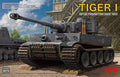 Rye Field Model 1:35 Tiger I Initial Production Early 1943 with Workable Mirror Track Links Plastic Model Kit - Battle Born Hobby