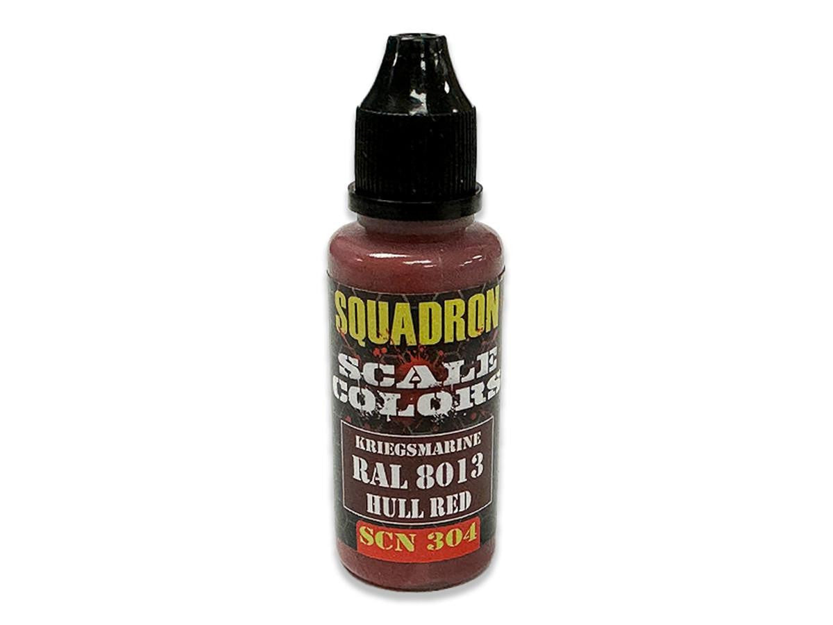 Squadron Colors RAL8013 Hull Red Acrylic Airbrush Paint (15ml Bottle)