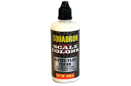 Squadron Colors Acrylic Flat Clear Acrylic Airbrush Paint (60ml Bottle)