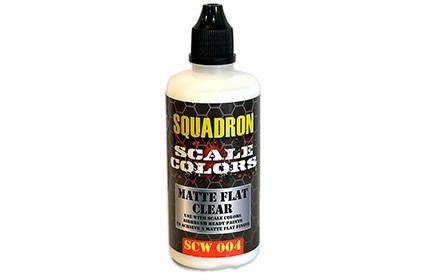 Squadron Colors Acrylic Flat Clear Acrylic Airbrush Paint (60ml Bottle) - Battle Born Hobby