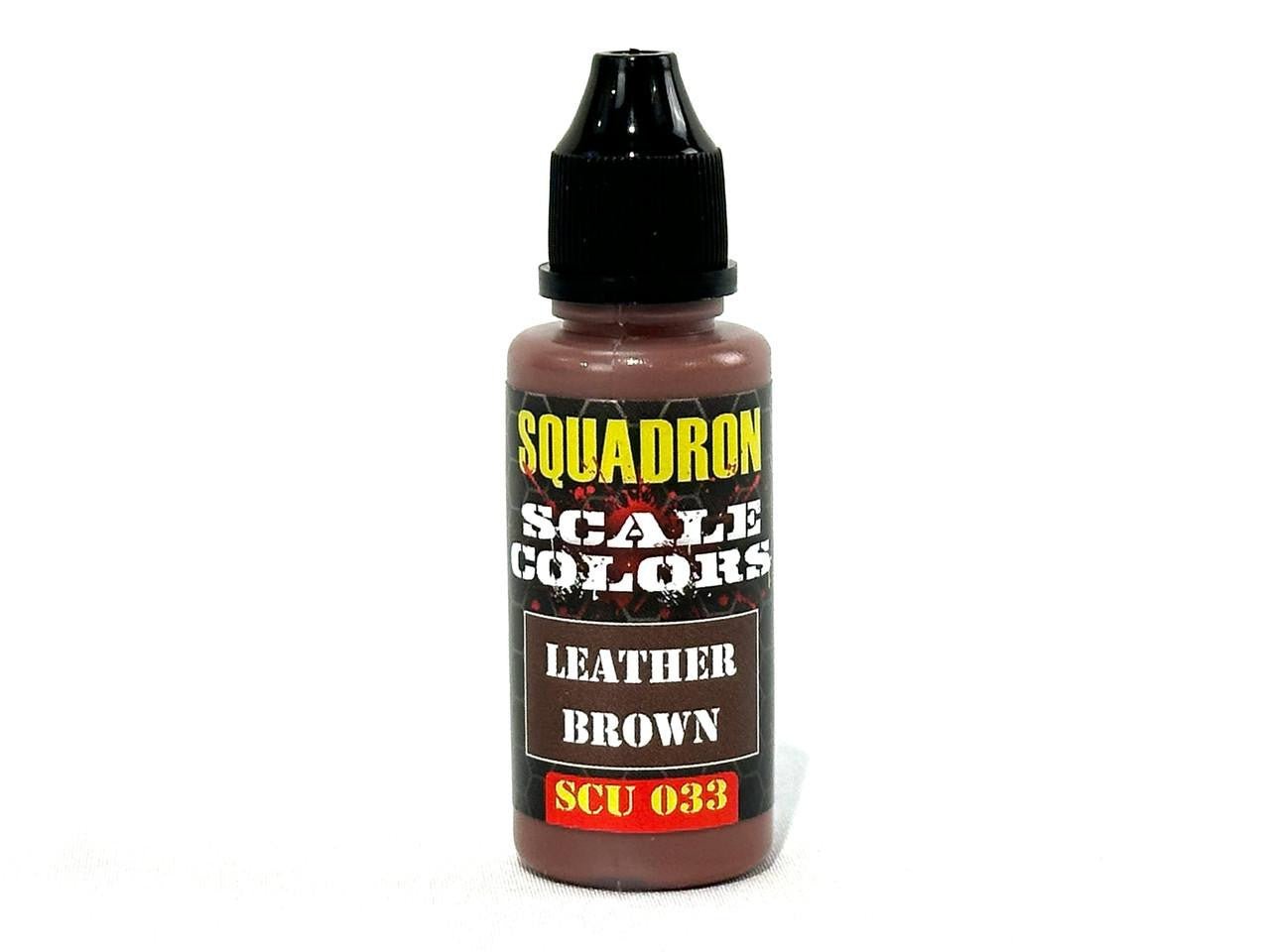 Squadron Colors Leather Brown Acrylic Airbrush Paint (15ml Bottle) - Battle Born Hobby