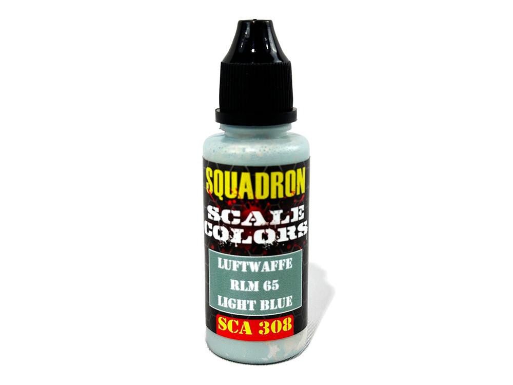 Squadron Colors Luftwaffe RLM 65 Light Blue Acrylic Airbrush Paint (15ml Bottle) - Battle Born Hobby