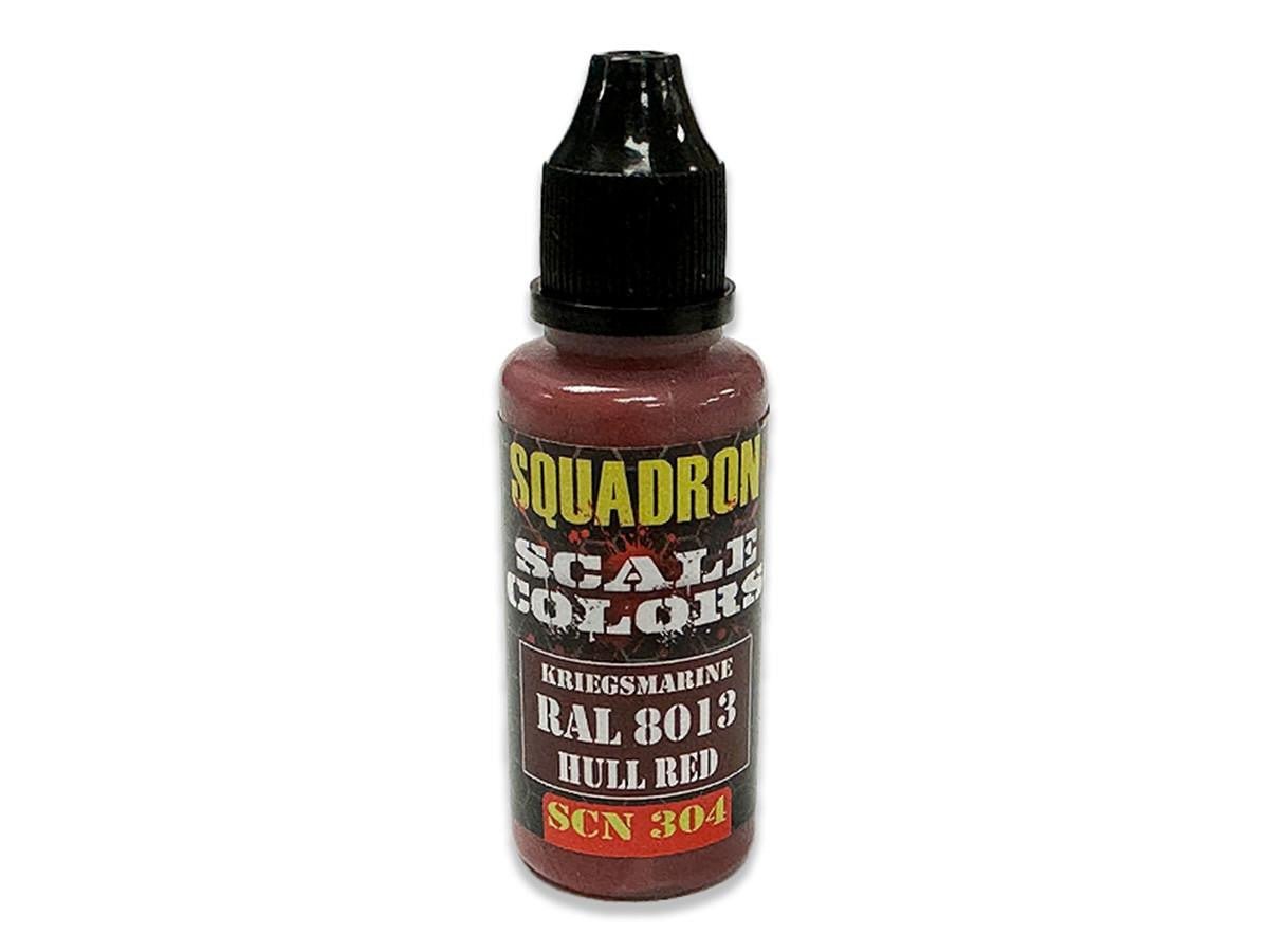 Squadron Colors RAL8013 Hull Red Acrylic Airbrush Paint (15ml Bottle) - Battle Born Hobby
