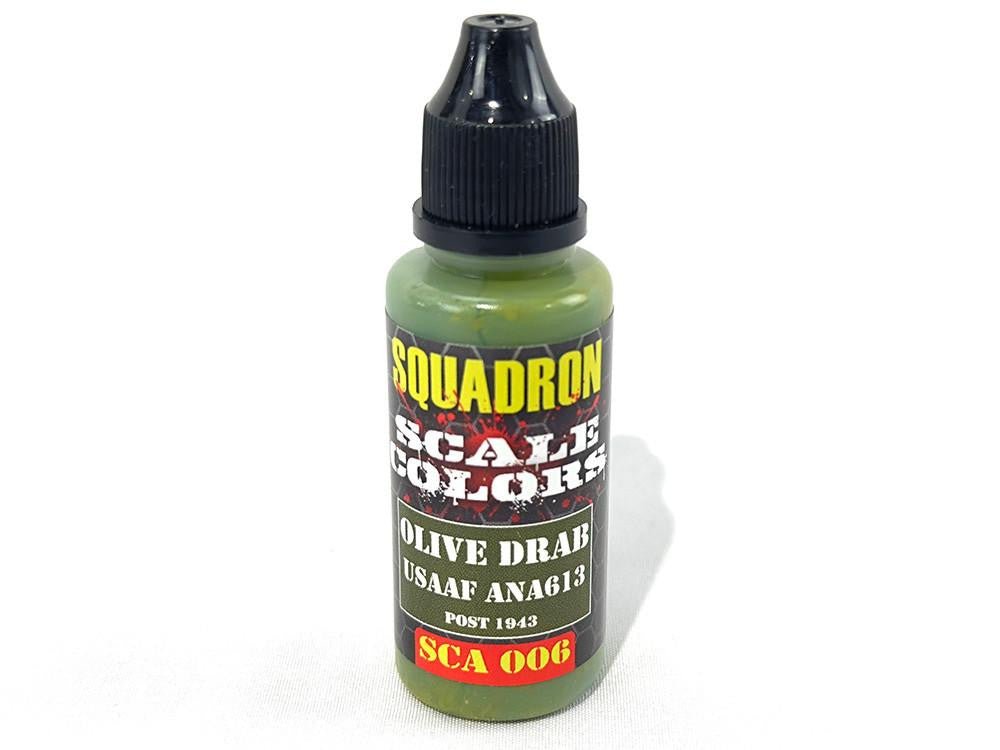 Squadron Colors USAAF Olive Drab '43 ANA613 Acrylic Airbrush Paint (15ml Bottle) - Battle Born Hobby