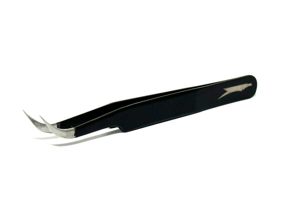 Squadron Tools Fine Point 45 Degree Curve Tweezers - Battle Born Hobby