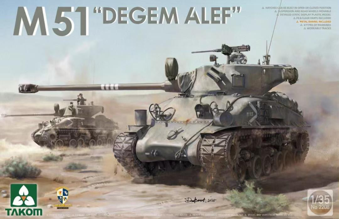 Takom Sherman M51 DEGEM ALEF 1/35 Scale