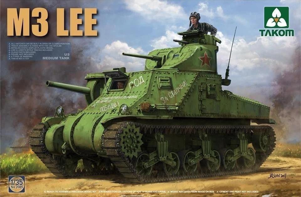 Takom 1:35 U.S. Medium Tank M3 Lee Early - Battle Born Hobby
