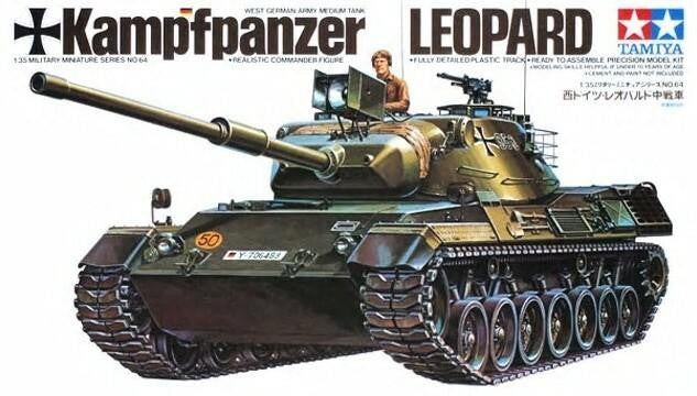 Tamiya German Kampfpanzer Leopard Med Tank