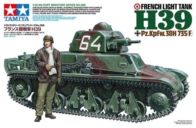 1/35 Tamiya French Light Tank H39 Pz.Kpfw.38H 735(f) Plastic Model Kit