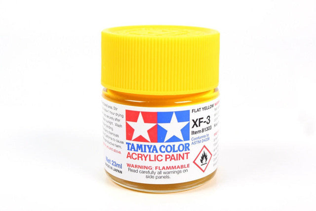 Tamiya Large Acrylic Paint XF-3 Flat Yellow