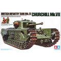 Tamiya 1:35 British Churchill Mk VII Tank Plastic Model Kit - Battle Born Hobby