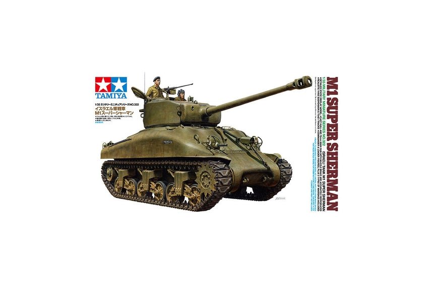 Tamiya 1/35 Israeli Tank M1 Super Sherman Plastic Model Kit - Battle Born Hobby