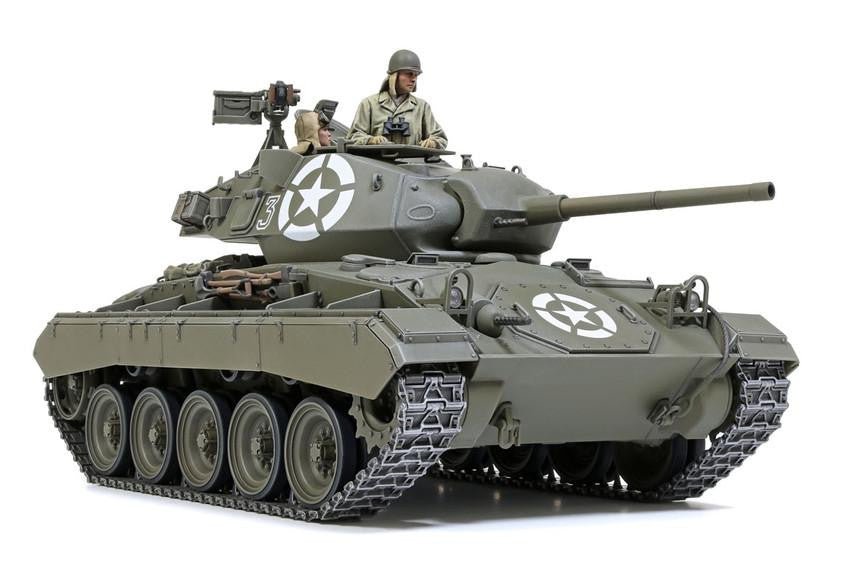 Tamiya 1:35 M24 Chaffee European Theater Plastic Model Kit (New Tooling) - Battle Born Hobby
