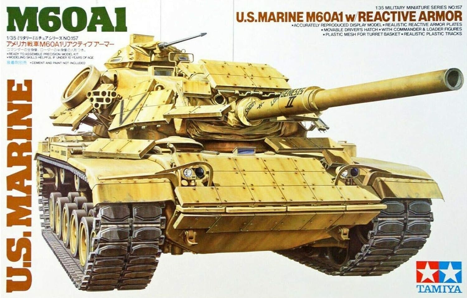 Tamiya 1:35 U.S. Marine M60A1 - Battle Born Hobby