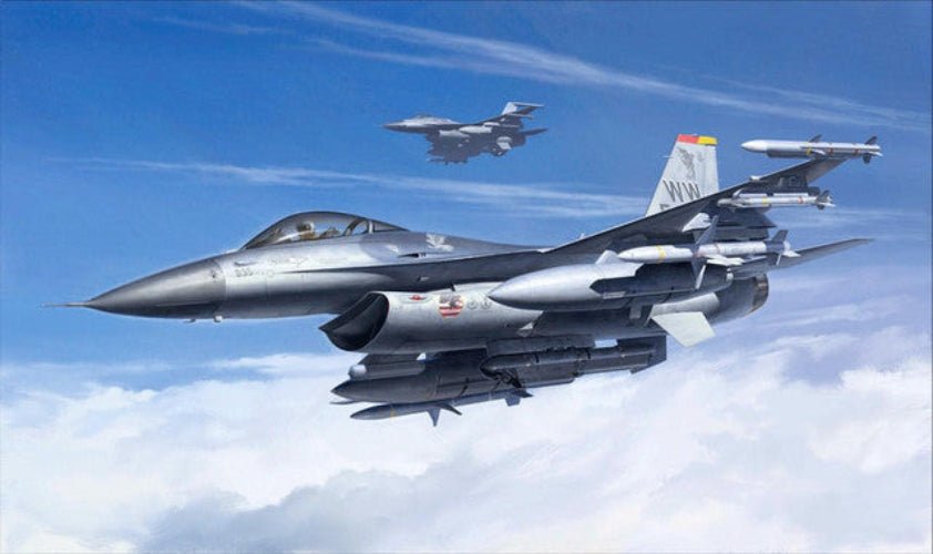 Tamiya 1/48 F-16CJ Fighting Falcon Plastic Model Kit - Battle Born Hobby