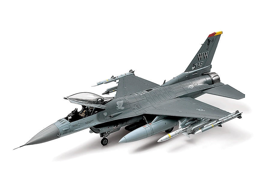Tamiya 1/48 F-16CJ Fighting Falcon Plastic Model Kit - Battle Born Hobby
