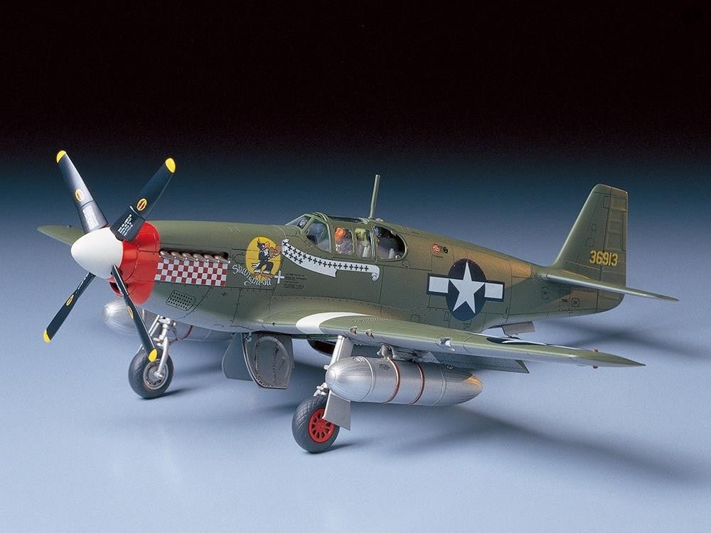 Tamiya 1/48 P-51B Mustang Plastic Model Kit - Battle Born Hobby