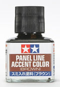 Tamiya Brown Panel Line Accent Color (40ml Bottle) - Battle Born Hobby