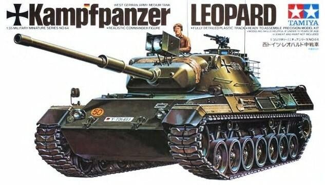 Tamiya German Kampfpanzer Leopard Med Tank - Battle Born Hobby