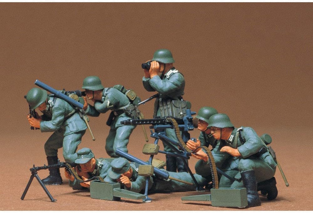 Tamiya German Machine Gun Troops (Infantry) - Battle Born Hobby