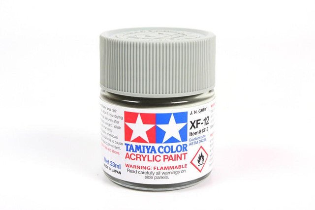 Tamiya Large Acrylic Paint XF-12 J.N. Grey - Battle Born Hobby