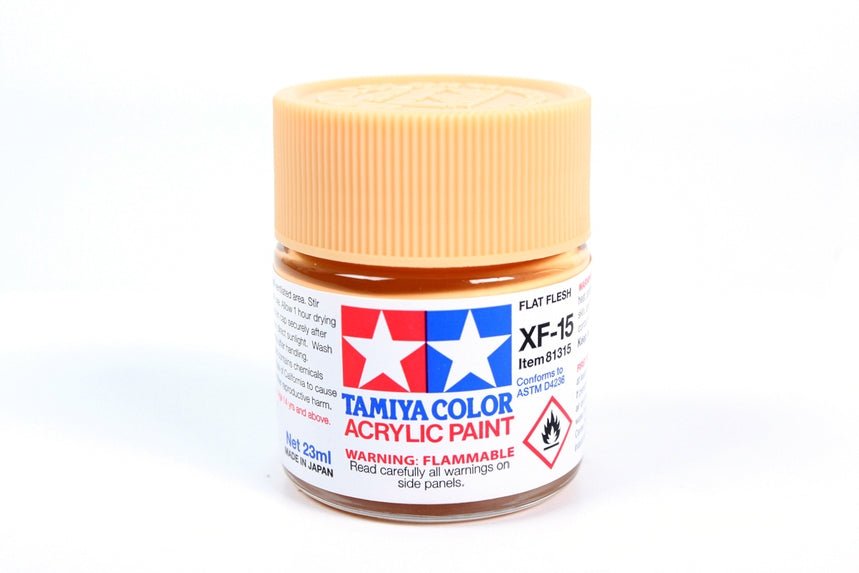 Tamiya Large Acrylic Paint XF-15 Flat Flesh - Battle Born Hobby