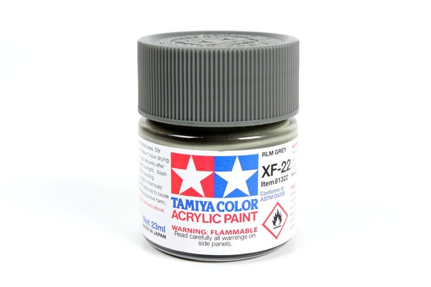 Tamiya Large Acrylic Paint XF-22 RLM Grey - Battle Born Hobby