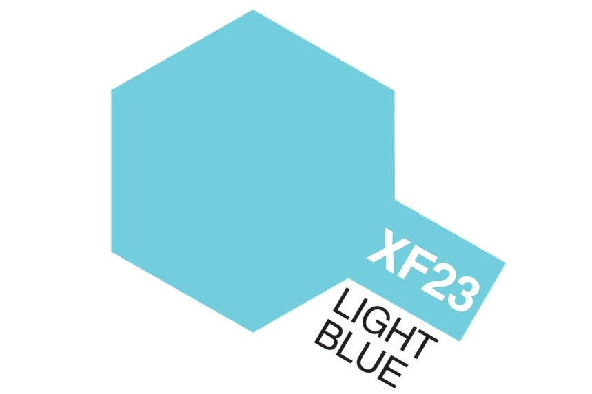 Tamiya Large Acrylic Paint XF-23 Light Blue - Battle Born Hobby