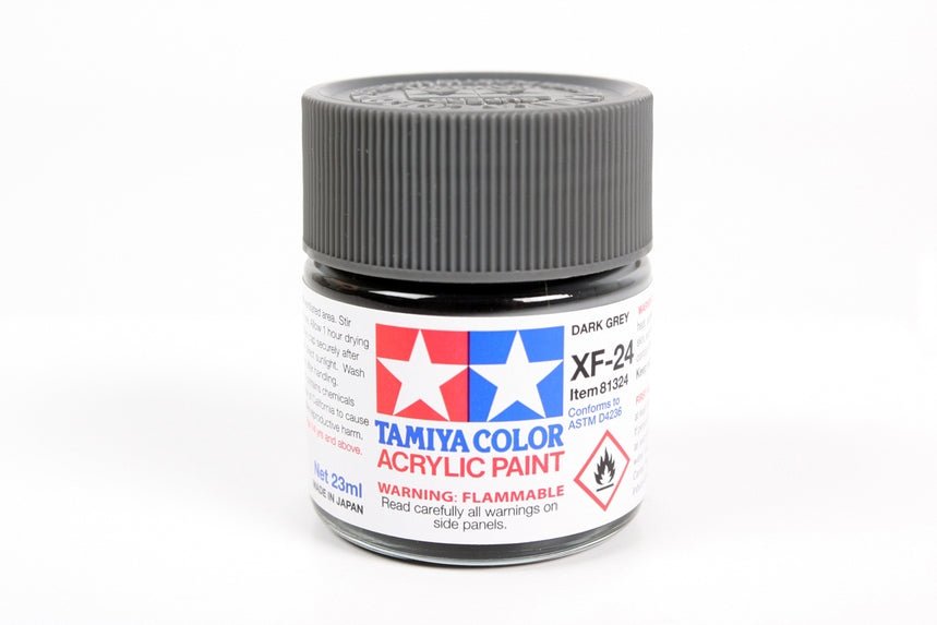 Tamiya Large Acrylic Paint XF-24 Dark Grey - Battle Born Hobby