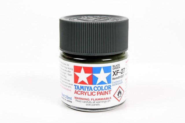 Tamiya Large Acrylic Paint XF-27 Black Green - Battle Born Hobby