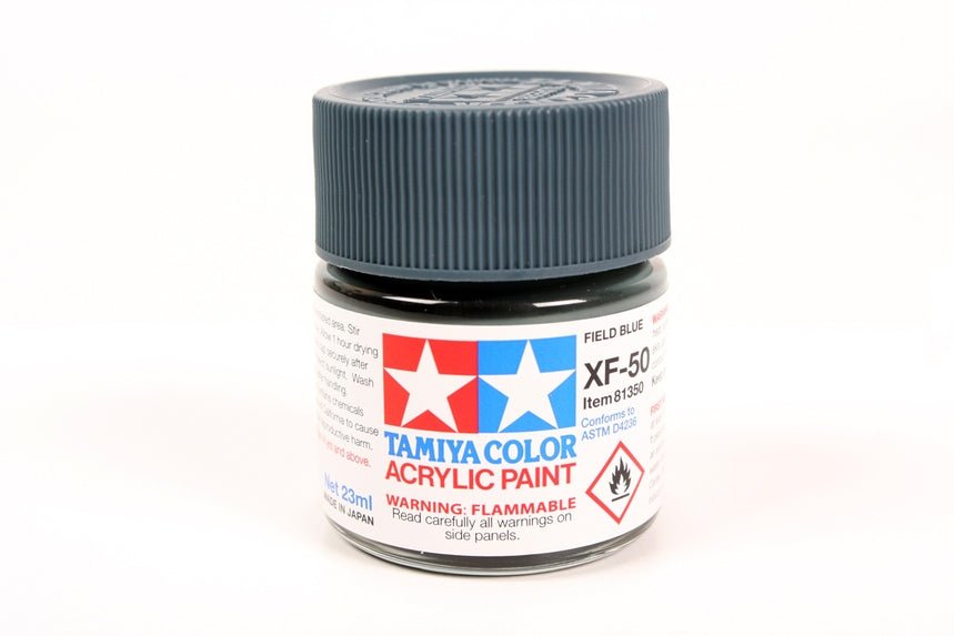 Tamiya Large Acrylic Paint XF-50 Field Blue - Battle Born Hobby