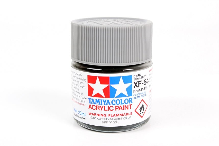 Tamiya Large Acrylic Paint XF-54 Dark Sea Grey - Battle Born Hobby
