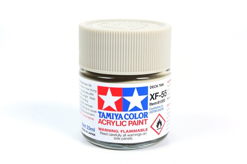 Tamiya Large Acrylic Paint XF-55 Deck Tan - Battle Born Hobby