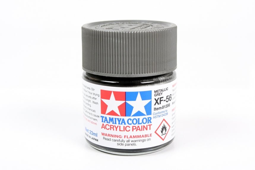 Tamiya Large Acrylic Paint XF-56 Metallic Grey - Battle Born Hobby