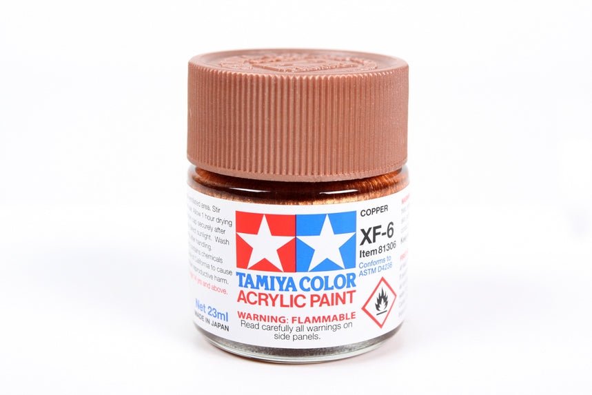Tamiya Large Acrylic Paint XF-6 Copper - Battle Born Hobby