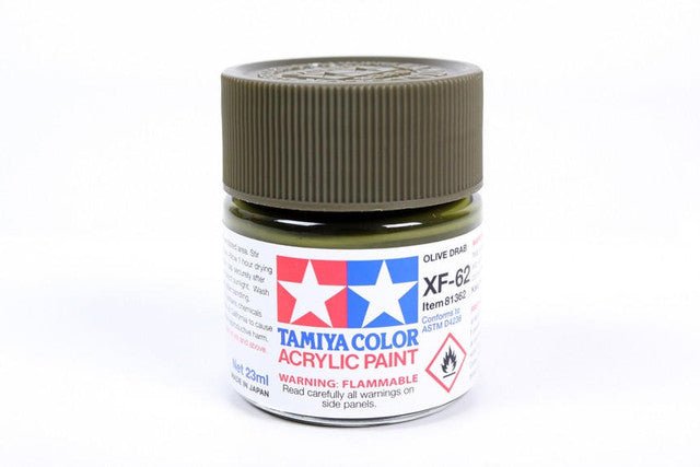 Tamiya Large Acrylic Paint XF-62 Olive Drab - Battle Born Hobby