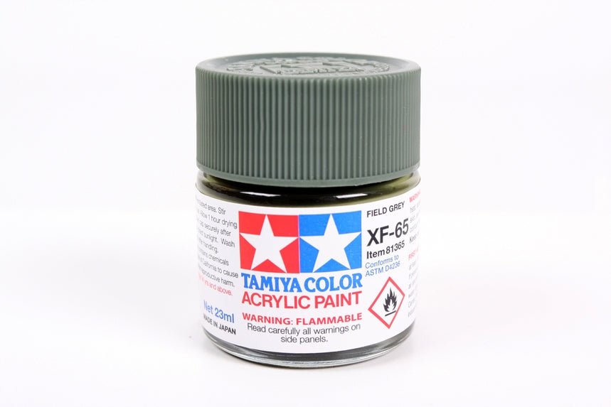 Tamiya Large Acrylic Paint XF-65 Field Grey - Battle Born Hobby