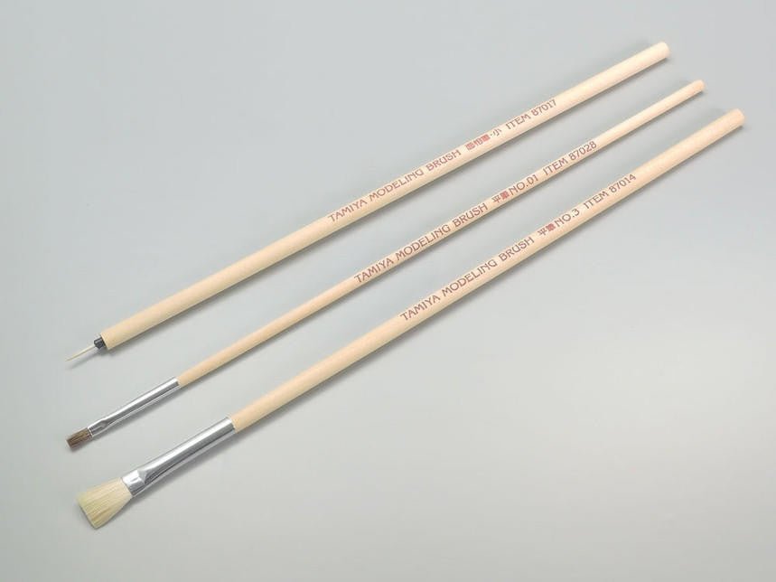 Tamiya Modeling Paint Brush Basic Set - Battle Born Hobby